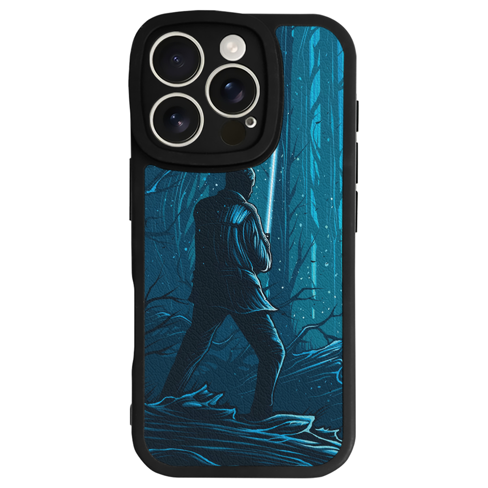 （画像用） スター・ウォーズ Star Wars 【iPhone 16シリーズ対応】シリコンスマホケース（レザー調） 材質：シリコン